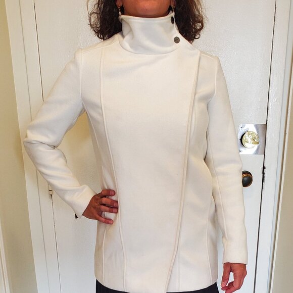 Stylish MNG Suit Polyester-Viscose Coat - Picture 3 of 8